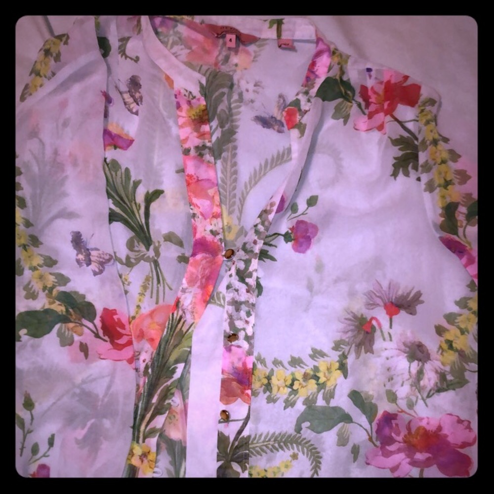 Sheer Ted Baker blouse